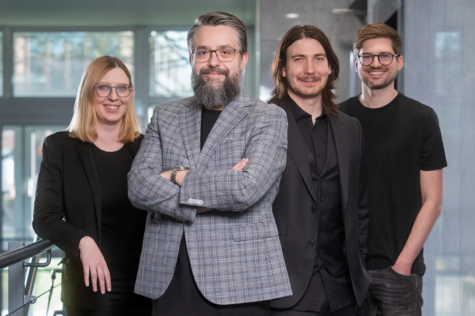 Hololight Founders Team 2025 Management Florian Haspinger, Susanne Haspinger, Luis Bollinger, Alexander Werlberger