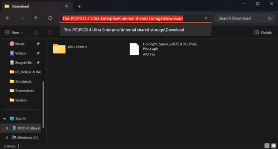 Screenshot_How to Install Hololight Space Clients_PICO_1