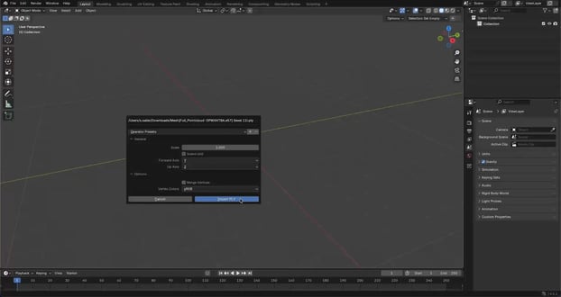 Screenshot_ClouCompare to Blender_2