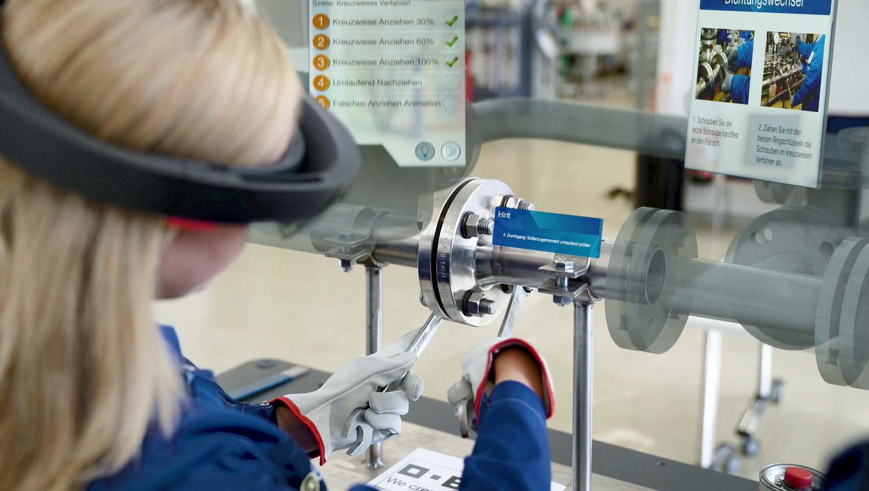 Industrial Training with Hololight Stream for AR