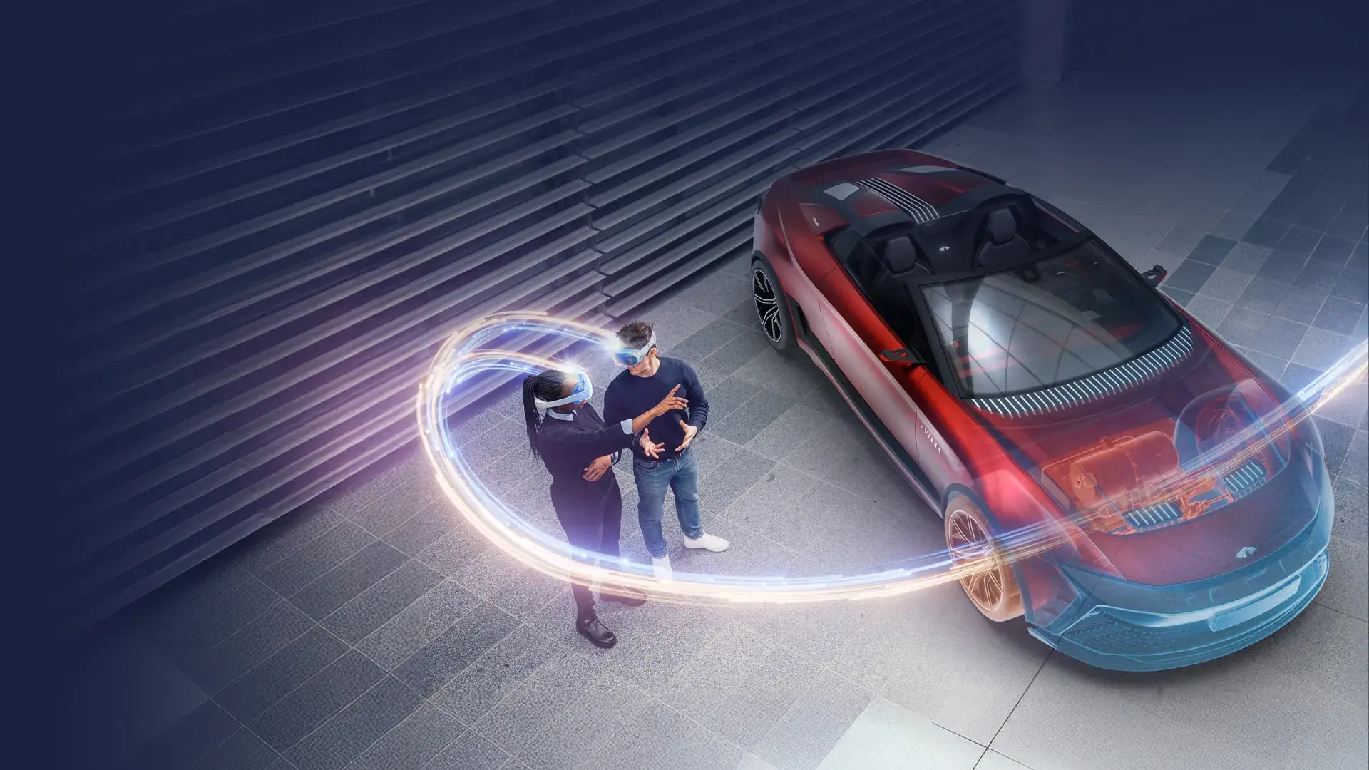 How can I visualize XR content directly from Autodesk VRED?